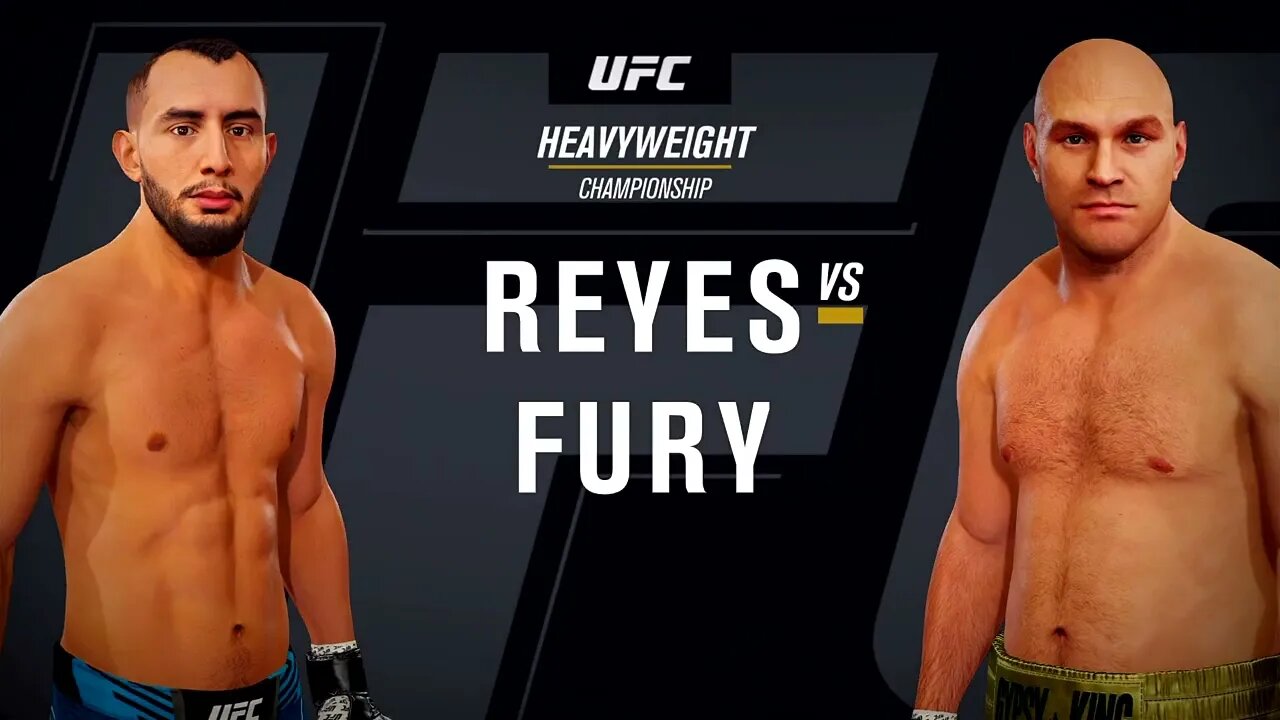 EA Sports UFC 4 Gameplay Tyson Fury vs Dominick Reyes