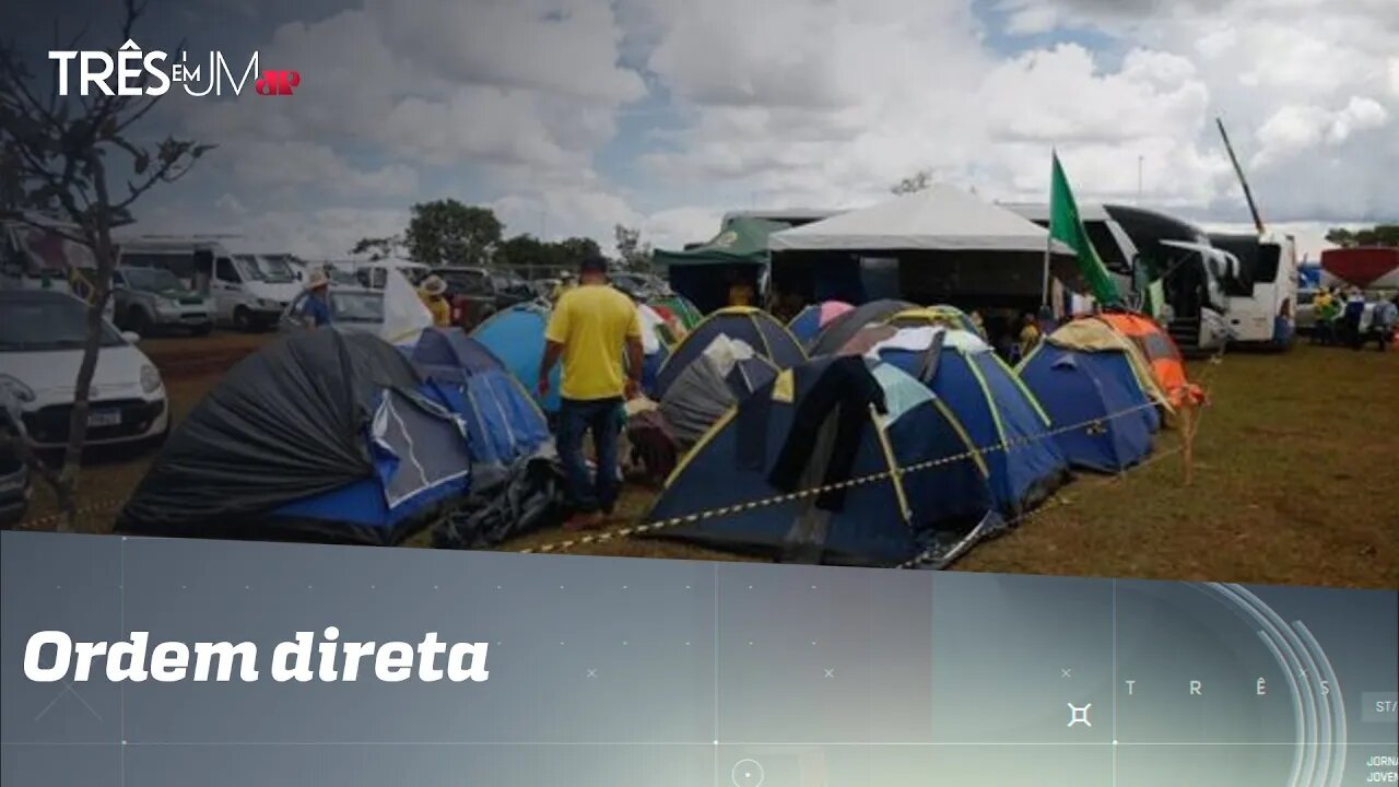 Acampamentos são desmontados em QG de Brasília