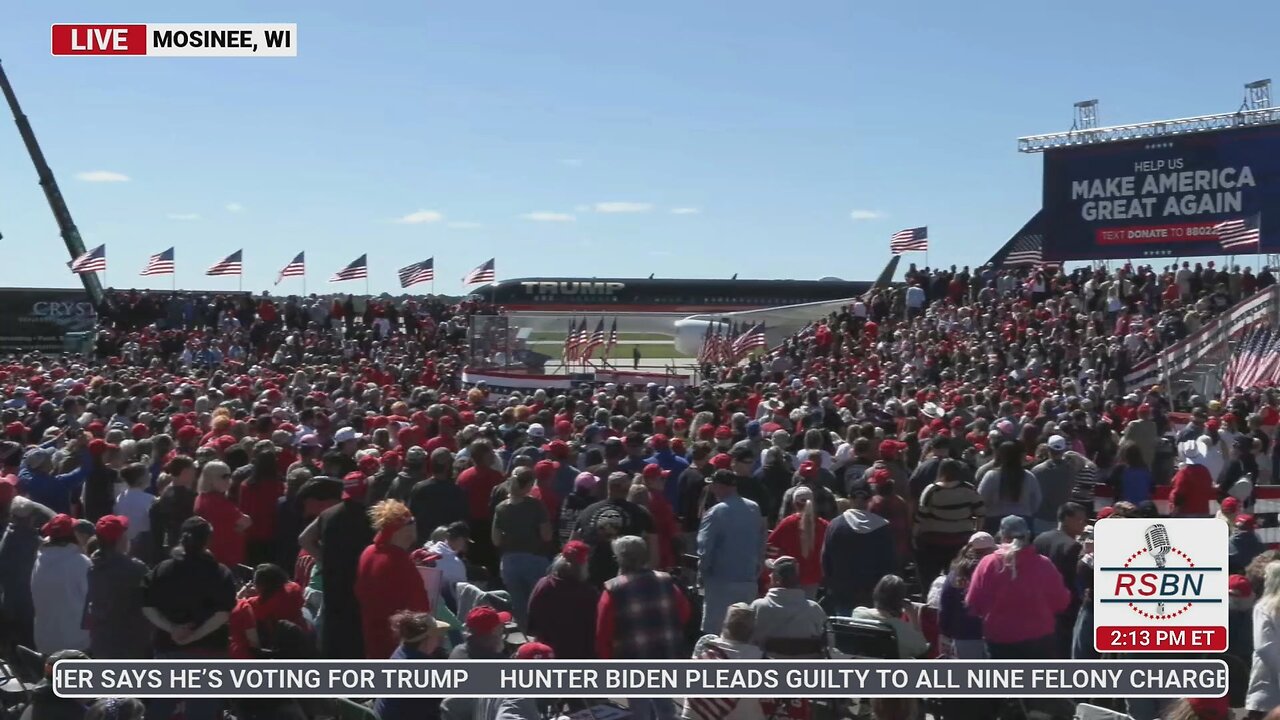 FULL SPEECH: President Donald J. Trump to Hold a Rally in Mosinee, WI - 9/7/24