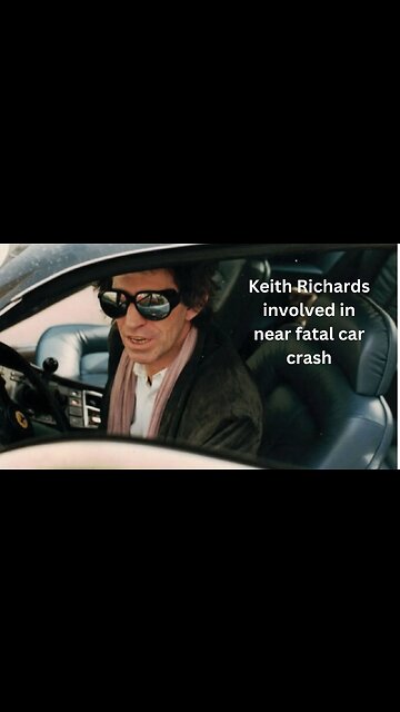 Rock Legend Keith Richards in a Car Crash Worthy of a Miracle #shorts #rollingstones