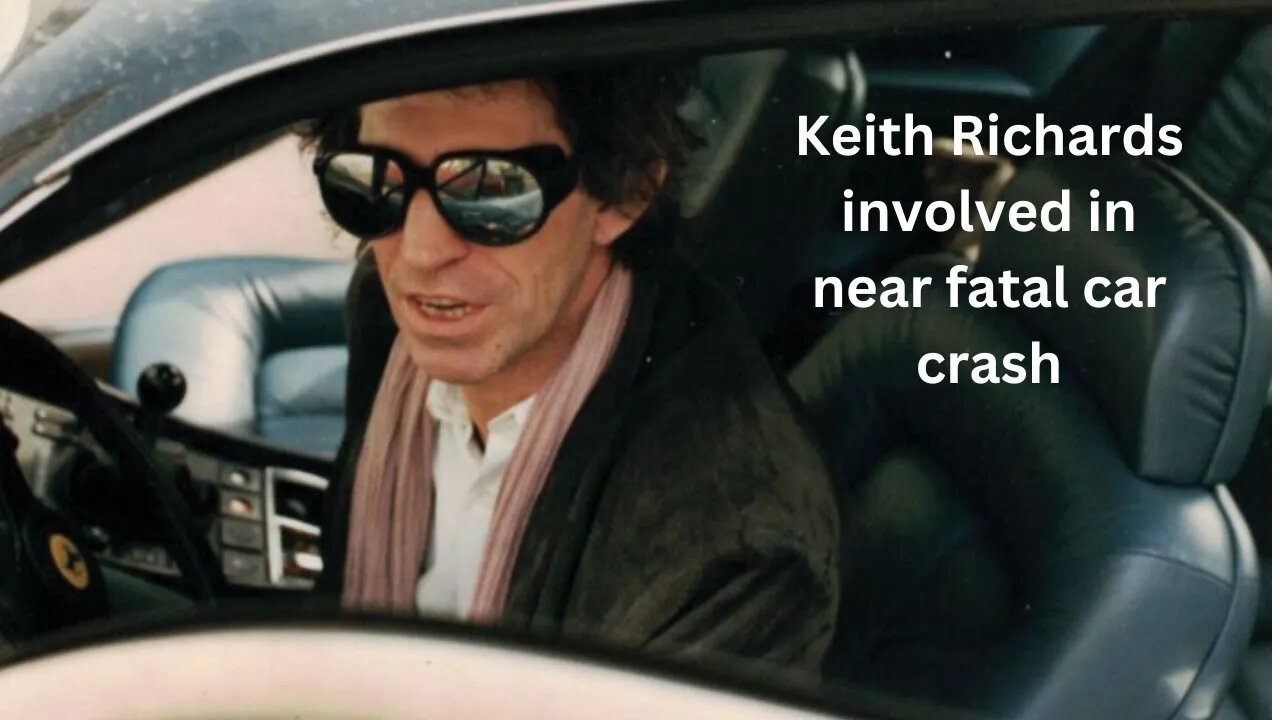 Rock Legend Keith Richards in a Car Crash Worthy of a Miracle #shorts #rollingstones