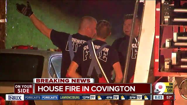 Covington home damaged by fire in crawl space