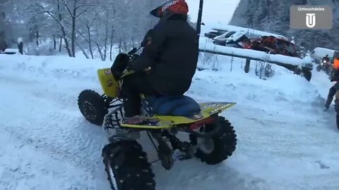 Frozen # Rush # 🥶🚀 Snow Ice Race ❄️❗️ATV SSV QUAD MOTO❗️ Băiuț, Maramureș Day 1