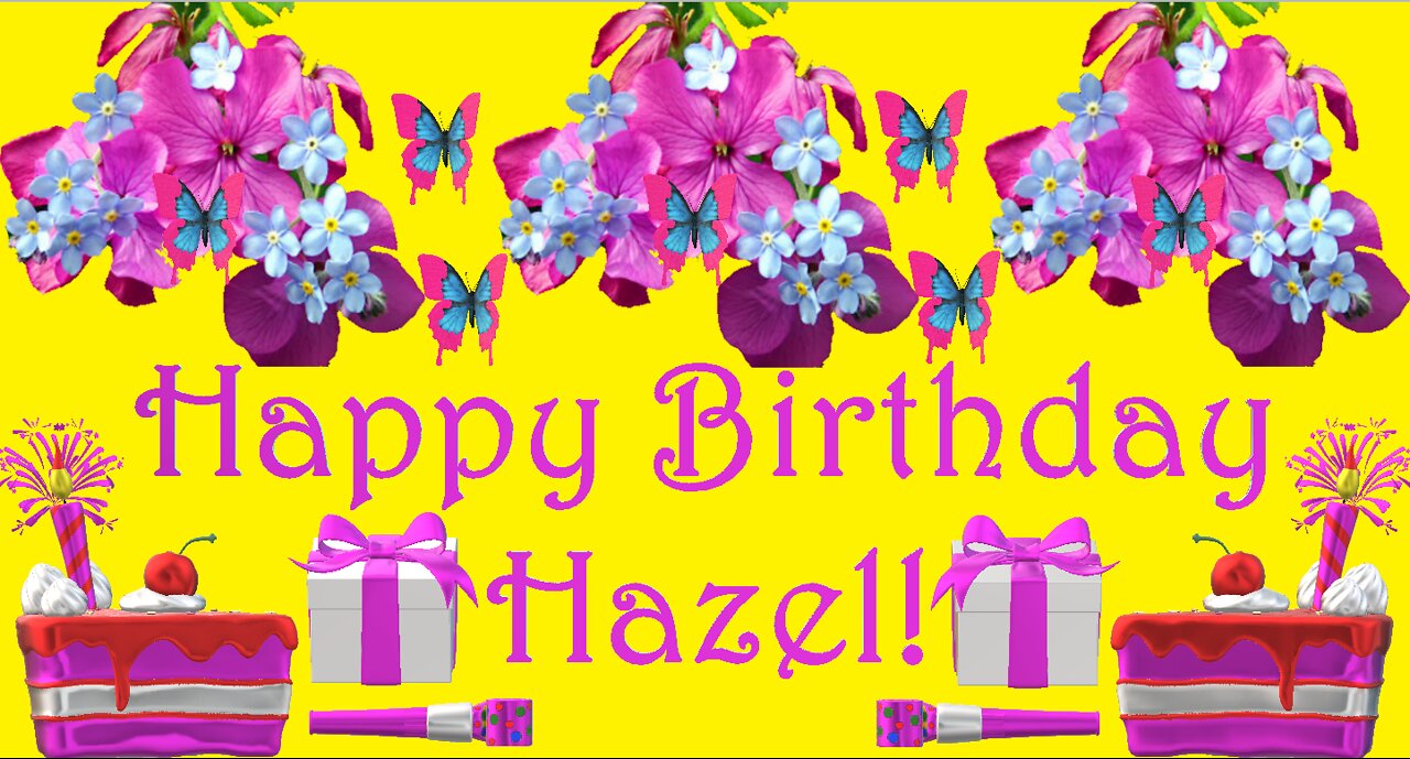 Happy Birthday 3D - Happy Birthday Hazel - Happy Birthday To You - Happy Birthday Song