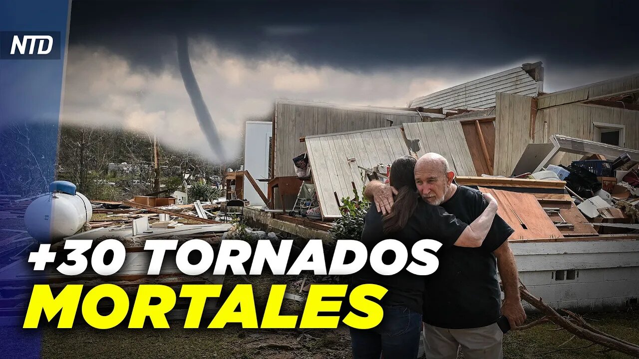 Tornados causan estragos en el sur de EE. UU; Nuevo informe de Twitter | NTD Día [13 ene]