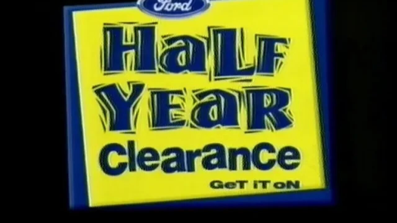 TVC - Ford Australia Half Year Clearance (1999)