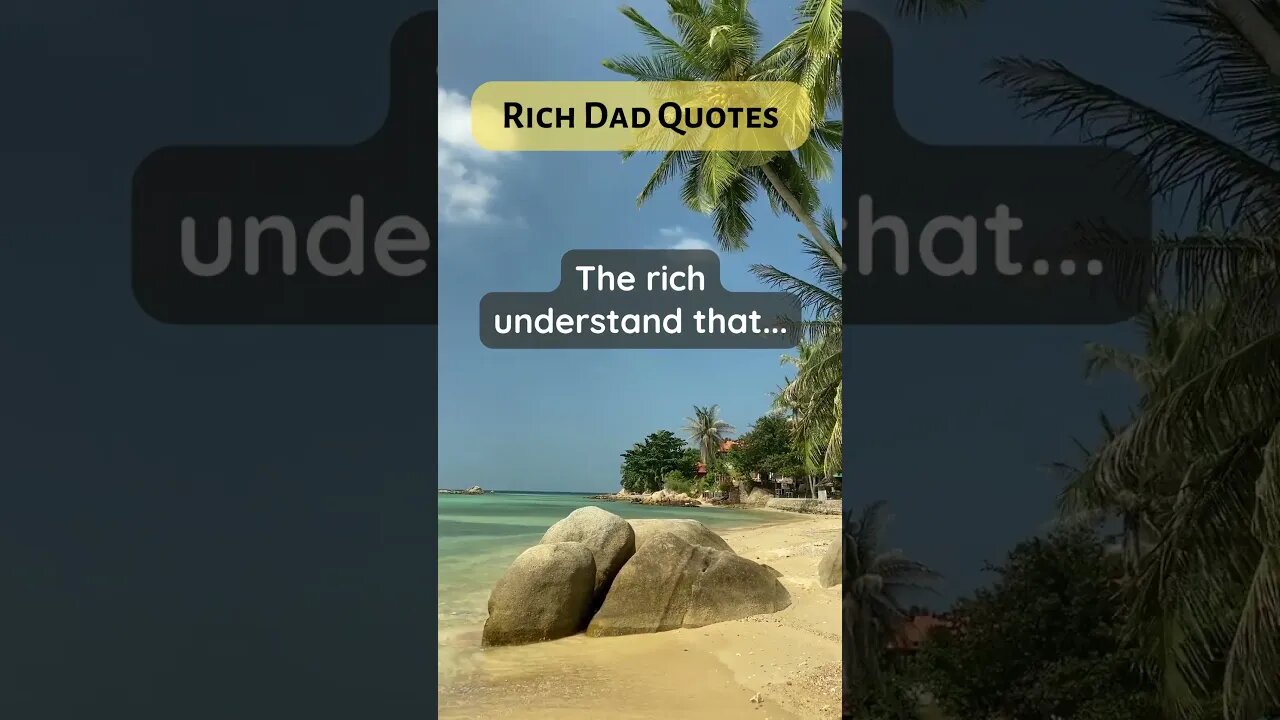 Rich Dad Quotes money & life