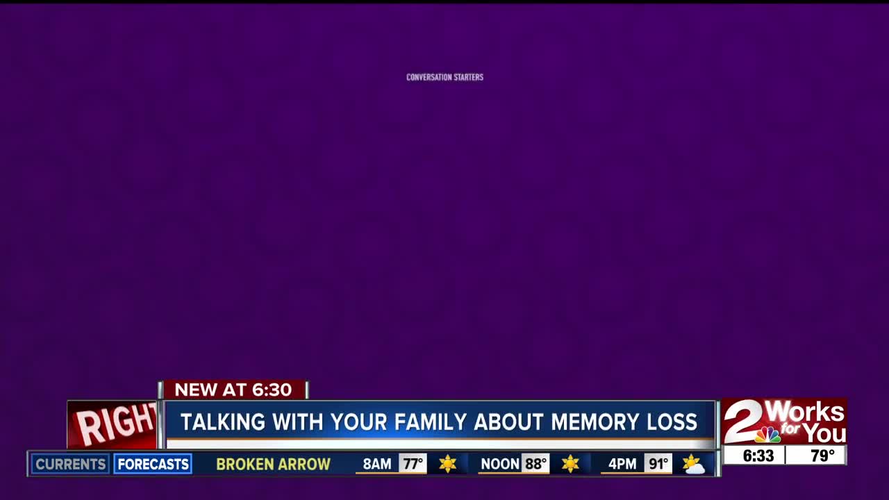 Talking with your family about memory loss