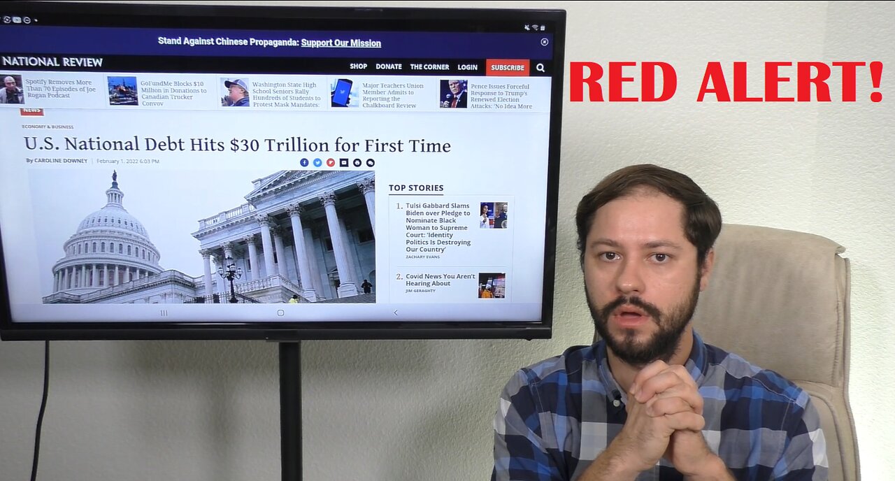 [CLIP] US National Debt Hits Record HIGH! +$30,000,000,000,000 (30 Trillion Dollars)