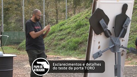 Esclarecimentos e detalhes sobre o teste balístico da porta de segurança TORO