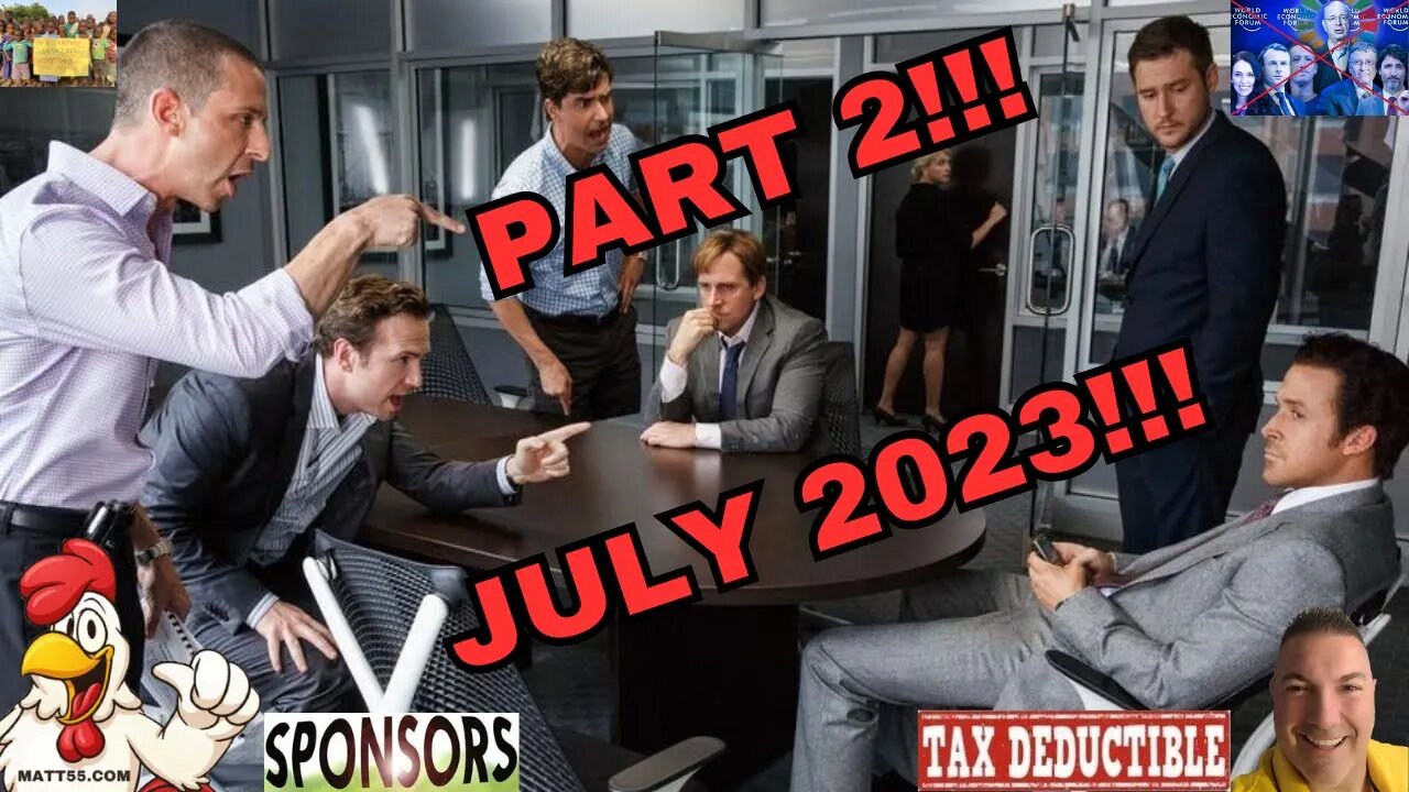 THE BIG SHORT PART 2, JULY 2023! (GET YOUR MONEY OUT OF THE BANKS AND CRYPTO NOW)