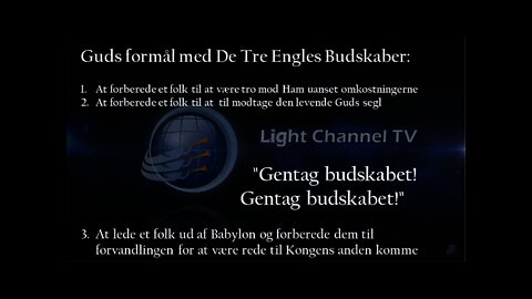 9. Helligdommens rensning - De Tre Engles Budskaber - Kendetegnet på Restmenigheden