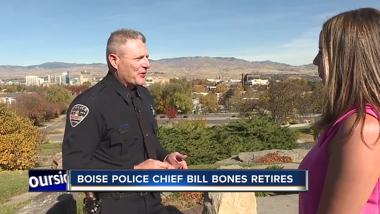 Boise Police Chief Bill Bones retires in emotional ceremony Thursday