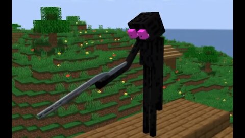 Minecraft with elements of 3d graphics