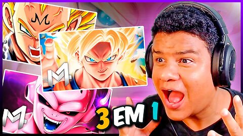 REAGINDO a RAP DRAGON BALL Z (VEGETA, MAJIN BOO e GOKU ) M4rkim | React Anime Pro