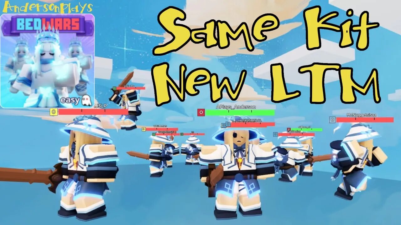 AndersonPlays Roblox BedWars 🌋 [VOLCANIC!] Update - Everyone is Spirit Catcher in New Same Kit LTM