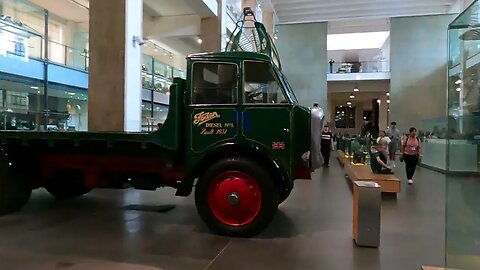 Truck at the science museum London GoPro 13th July 2023