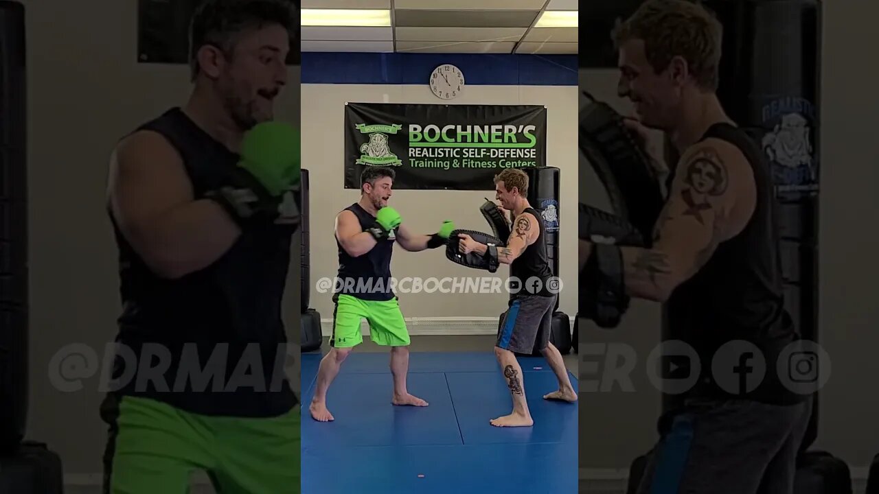 Doctor Marc's Morning Punch Pad Workout #doctormarcbochner #realselfdefense