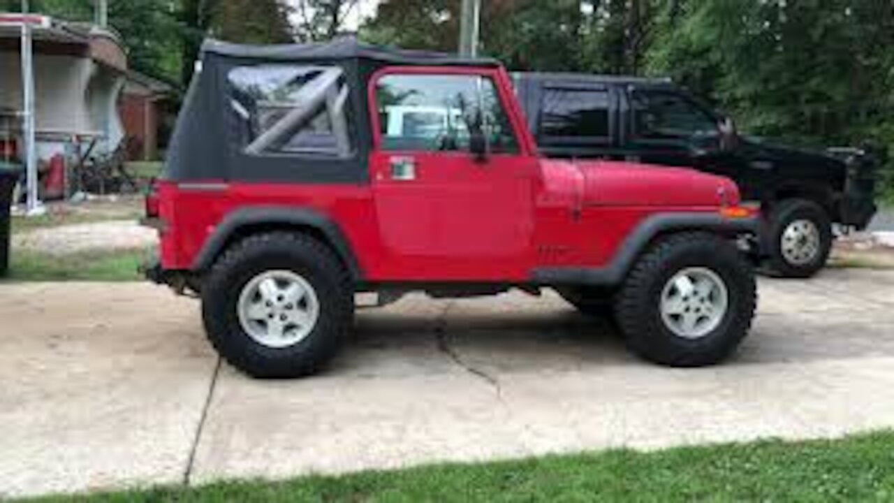 33’s on stock YJ with NO LIFT