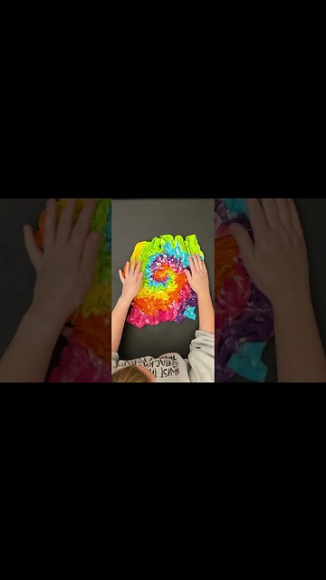 Animal Print Tie Dye Spiral T-Shirt #shorts