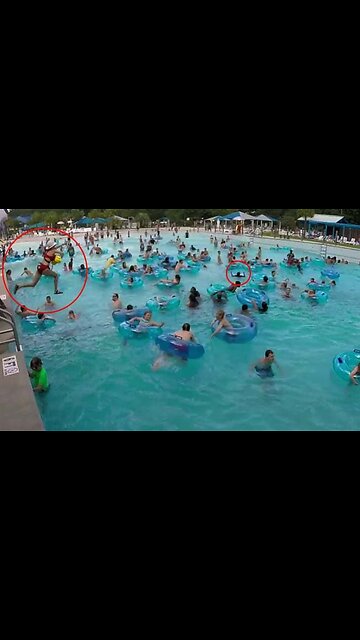 Something Under the Pool but they didn't Notice #scary #fyp #learnontiktok