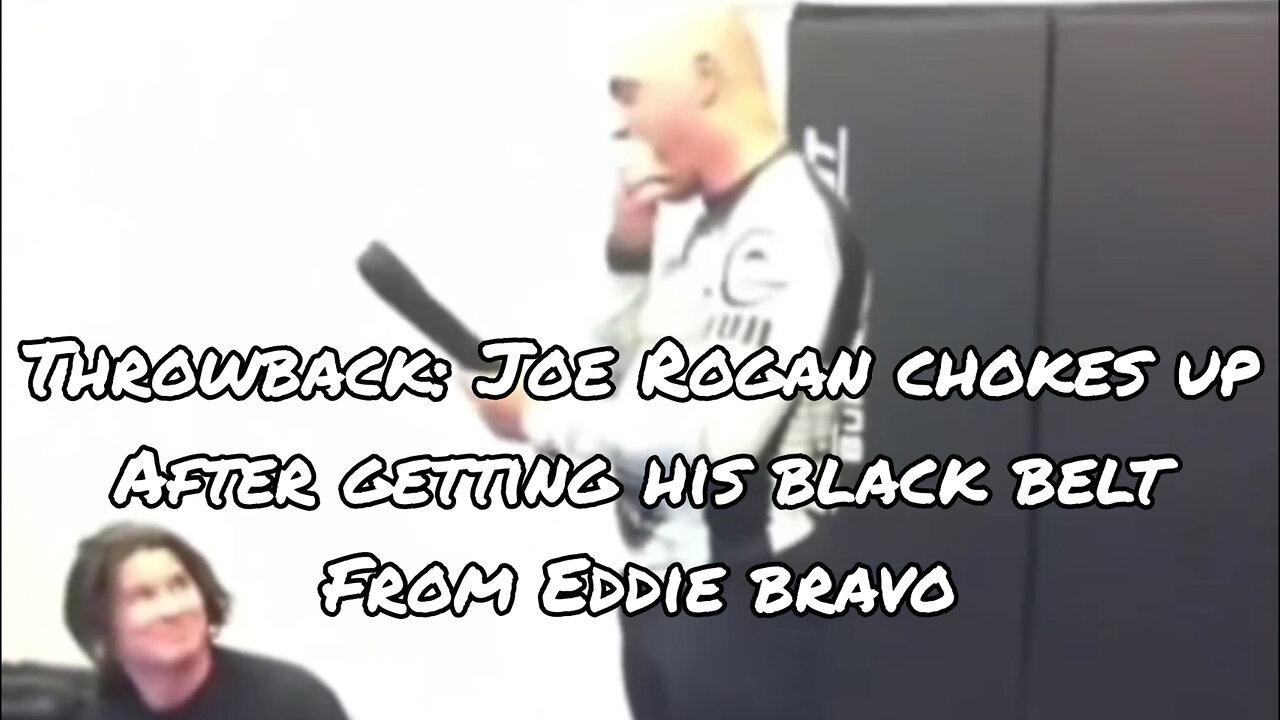 Joe Rogan's heartfelt speech after earning his BJJ black belt from Eddie Bravo