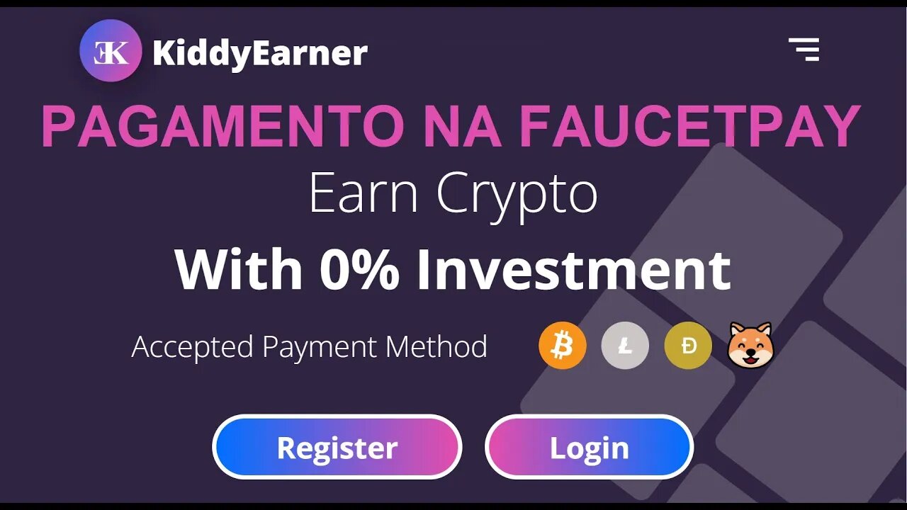 💥FAUCET KIDDY💥Pagando rápido na FaucetPay e SHIBA na CoinBase💥