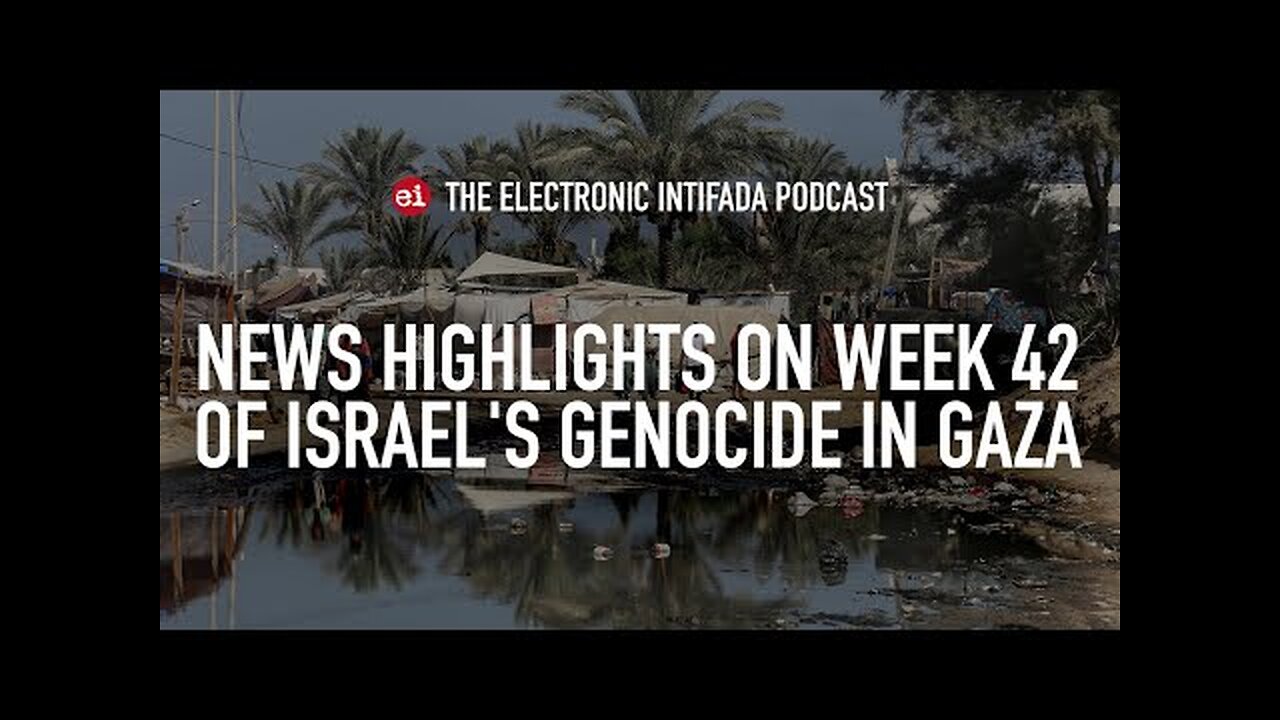 News highlights on week 42 of Israel's genocide in Gaza, with Nora Barrows-Friedman