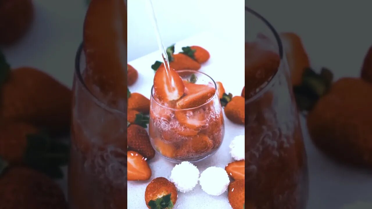 Strawberry with Pure Water 😱 #shorts #shortvideo