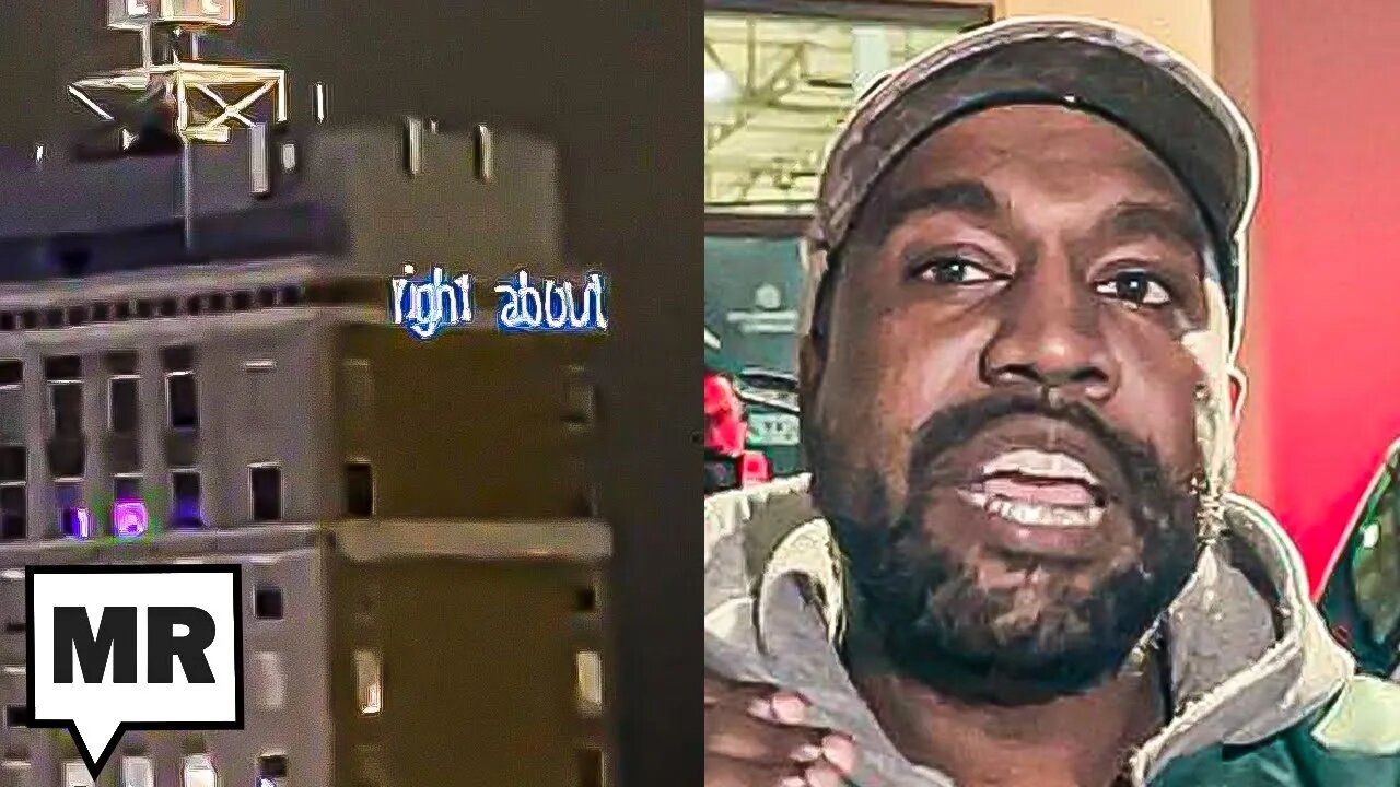 Antisemitic Message Praising Kanye West Displayed Outside Football Game