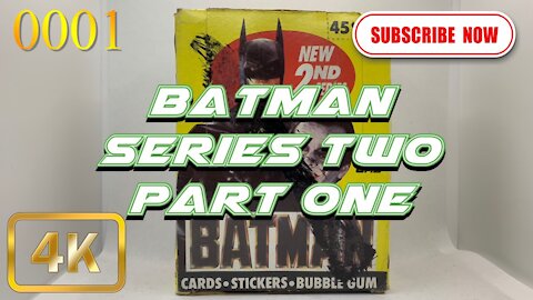 the[CARD]curator [0001] 'Batman' (1989) Series Two - Trading Cards [1 of 6] [#batman]