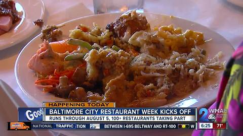 Baltimore City Restaurant Week kicks off Friday