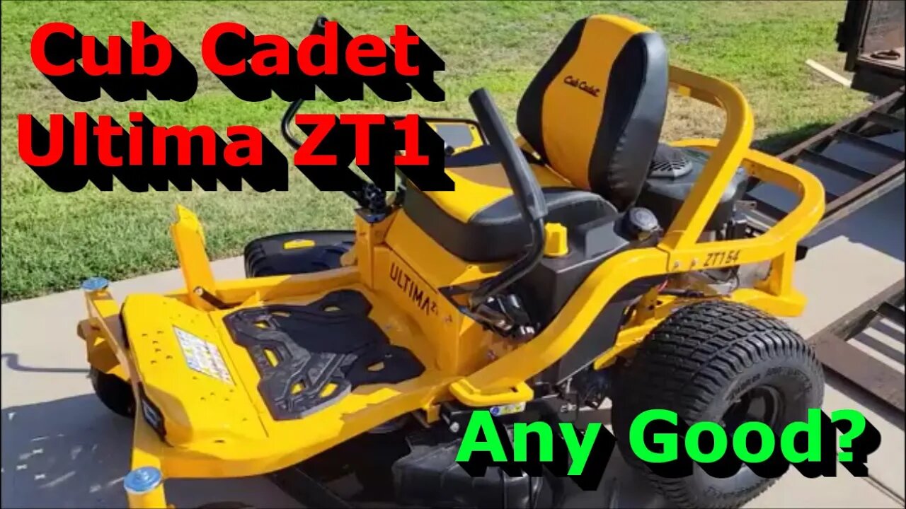 Cub Cadet Ultima ZT1 Zero Turn Mower - What Are Your Thoughts?