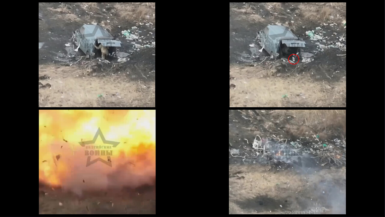 Bakhmut area: Russian FPV drone hits Ukrainian soldier