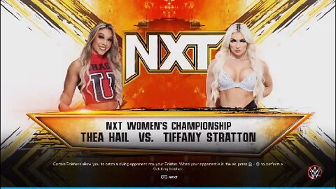 NXT Gold Rush Week 2 Thea Hail vs Tiffany Stratton for the NXT Women's Championship