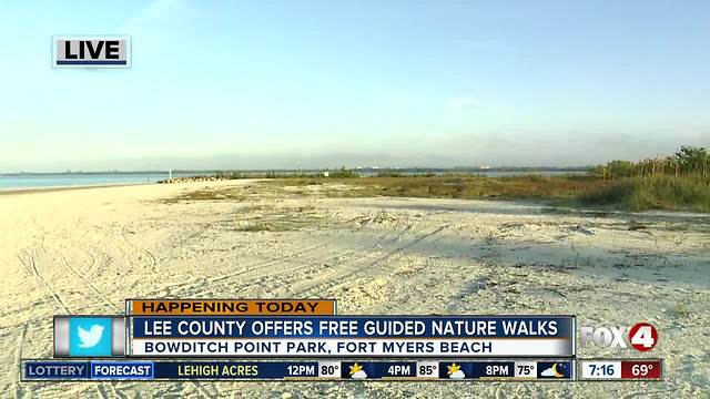 Lee County offers free guided nature walks