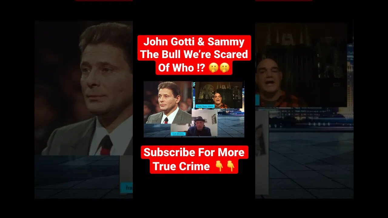 John Gotti & Sammy The Bull We’re Scared Of Who !? 🫢🫢#johngotti #sammythebull #michaelfranzese