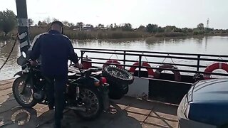 Ferry Boat Ride Near Russia Kazakh Border(2)