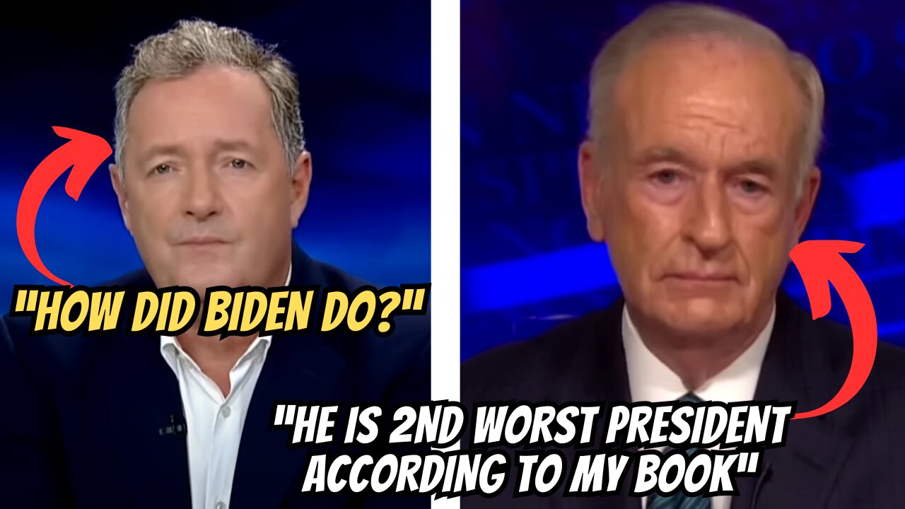 Bill O'Riley Explains Piers Morgan How Trump Can Win & Why Biden Is 2nd Worst President In History