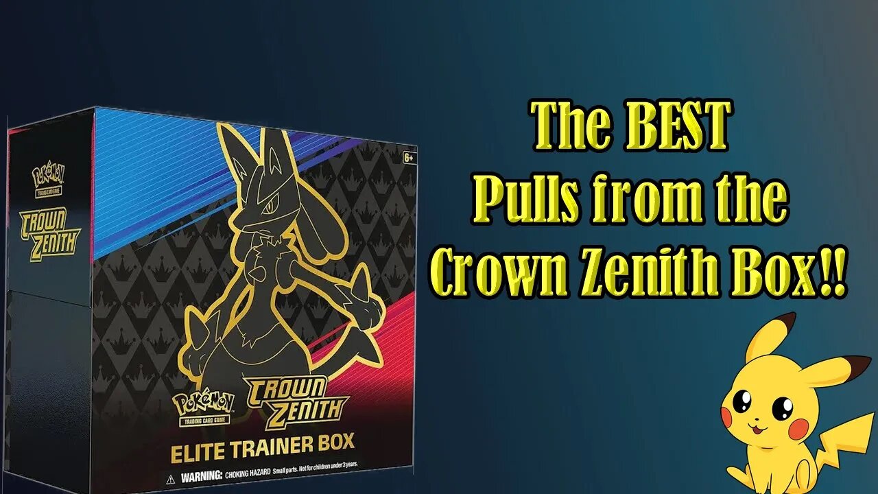 The BEST pulls from the NEW Crown Zenith Elite Trainer Box!