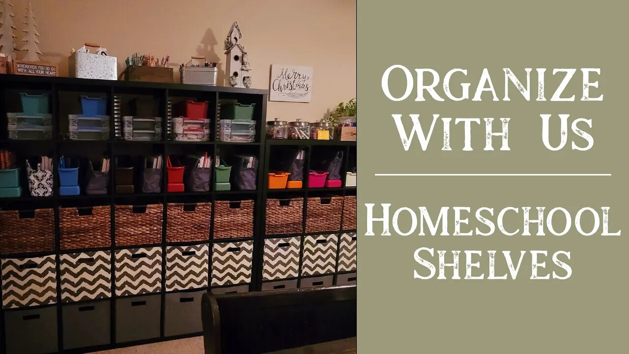 Homeschool Room Organization | Large Family Style