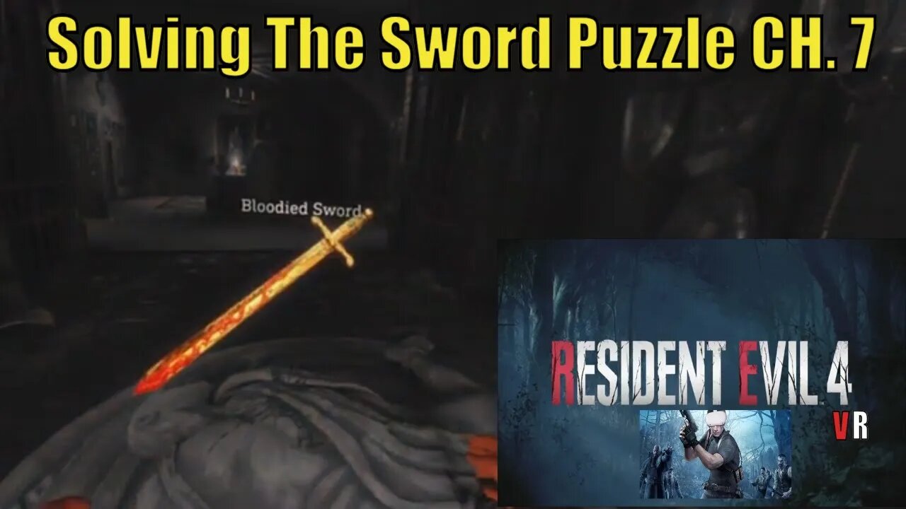 Solving the Sword Puzzle| Resident EVIL Remake VR Ch. 7