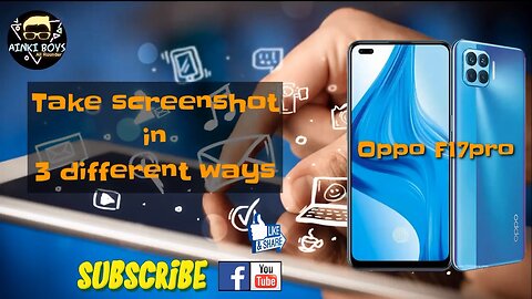 How to take Screenshot in 3 different mode Oppo F17pro