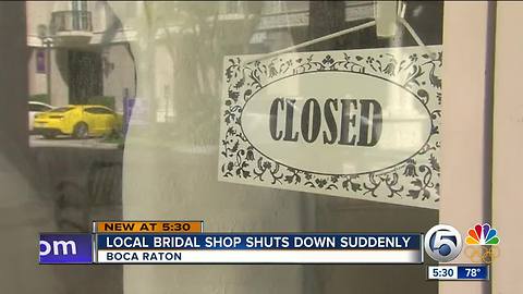 Brida shop appears to suddenly close doors