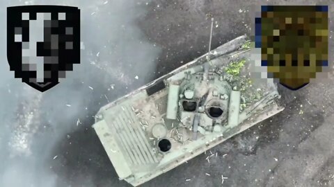 Video from UKRAINE. Video of the feat of the Russian BMP 2. Our guys fell to the death of the brave!