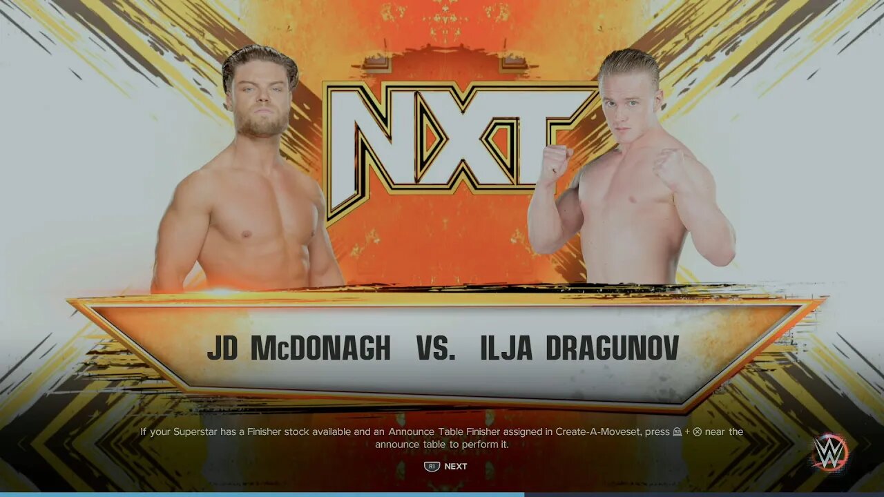 NXT Ilja Dragunov vs JD McDonagh