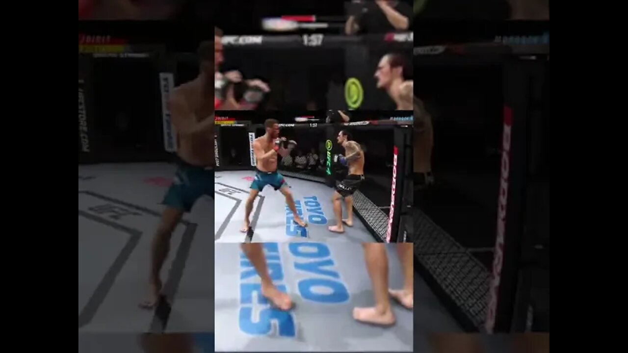 BEST KNOCKOUTS FUNNY MOMENTS! EA SPORTS UFC 4 EPIC HIGHLIGHTS #short