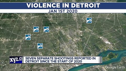 Detroit sees violent start to 2020 as police investigate several separate shootings