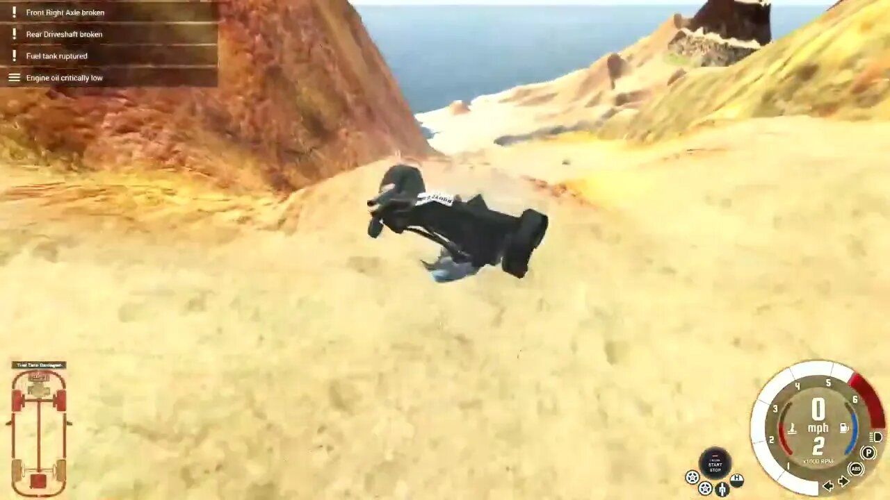 Crashing a Ibishu Hopper Car in BeamNG.drive