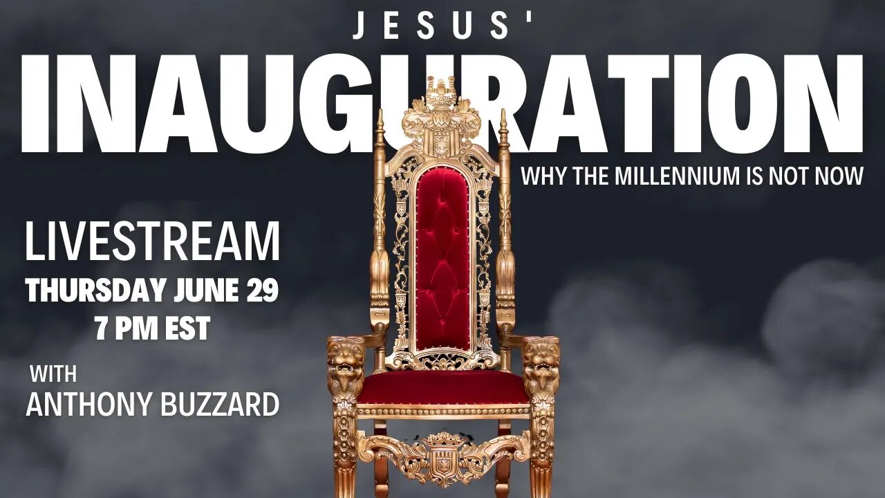 Jesus' Inauguration (Why the Millennium is Not Now)